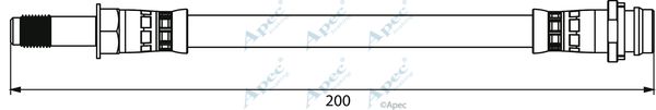 APEC BRAKING Тормозной шланг HOS3920